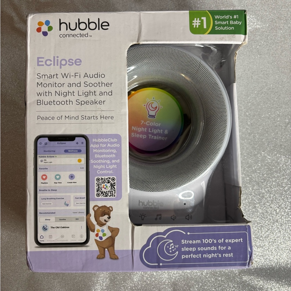 New Hubble Eclipse Baby Soother & Night Light